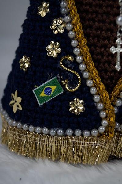 Imagem de Linda santa de crochê nossa senhora aparecida  amigurumi