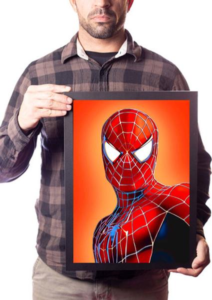 Imagem de Lindo Quadro Homem Aranha Poster Moldurado