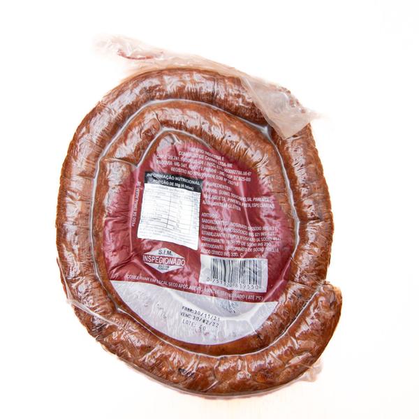 Linguiça de Pernil Defumada 450gr Império da Canastra, Região da Serra da Canastra Imagem de Linguiça de Pernil Defumada 450gr Império da Canastra, Região da Serra da Canastra