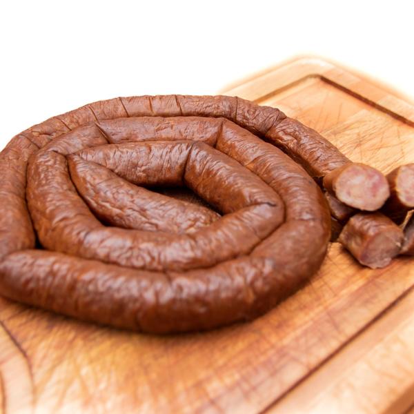 Linguiça de Pernil Defumada 450gr Império da Canastra, Região da Serra da Canastra Imagem de Linguiça de Pernil Defumada 450gr Império da Canastra, Região da Serra da Canastra