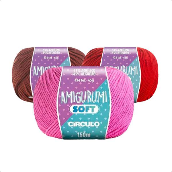 Imagem de Linha Amigurumi Soft 3081 Rosado