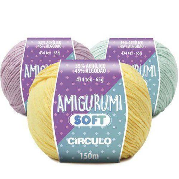 Imagem de Linha Amigurumi Soft Circulo 150m - Círculo