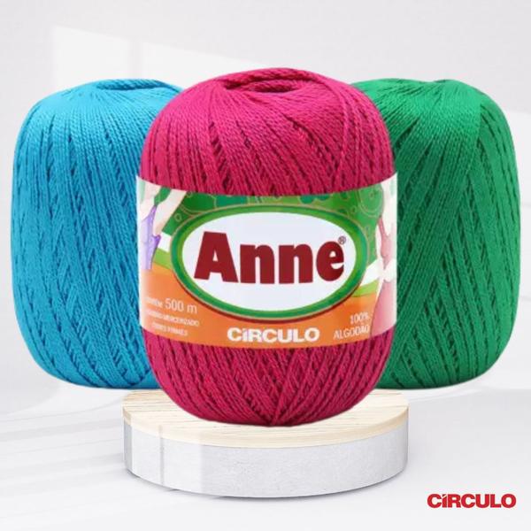 Imagem de Linha Anne 500 Círculo Cor Cereja 3583