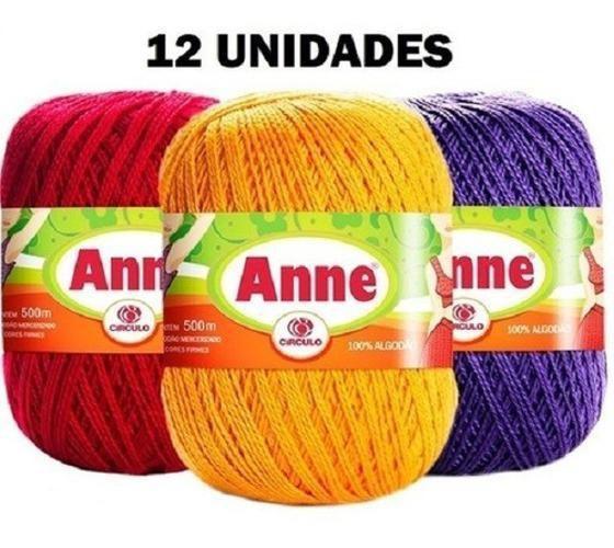 Imagem de Linha Anne 500 - Kit 12 Unidades Cores Variadas