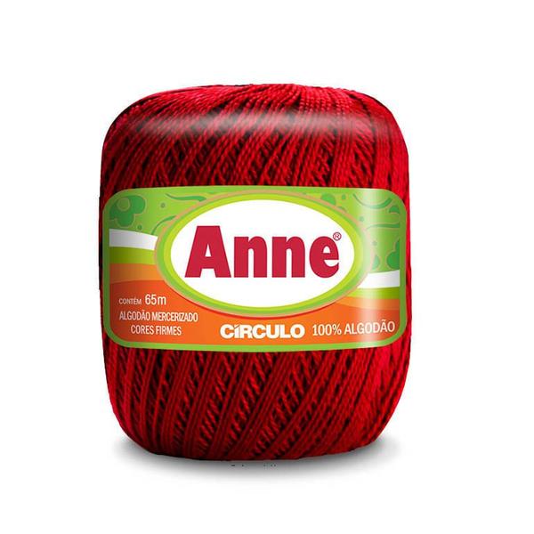 Imagem de Linha Anne 65 Cor 3402 Vermelho - Circulo