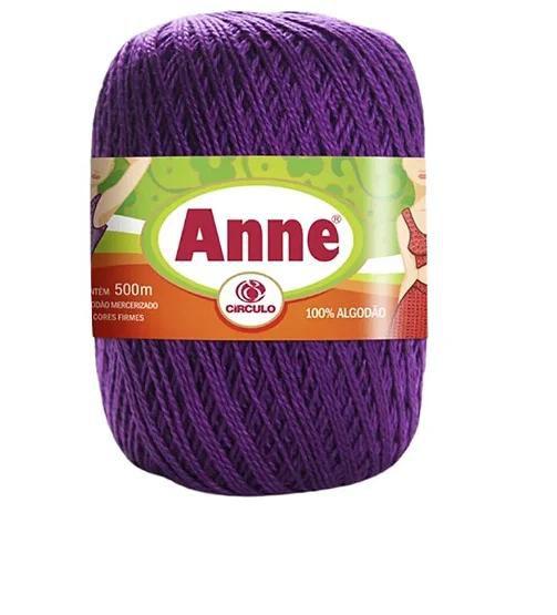 Linha Anne Novelo Grande com 500 metros Circulo para Crochê, Tricô, Bordado, Barrado, Bico e Amigurumi Imagem de Linha Anne Novelo Grande com 500 metros Circulo para Crochê, Tricô, Bordado, Barrado, Bico e Amigurumi