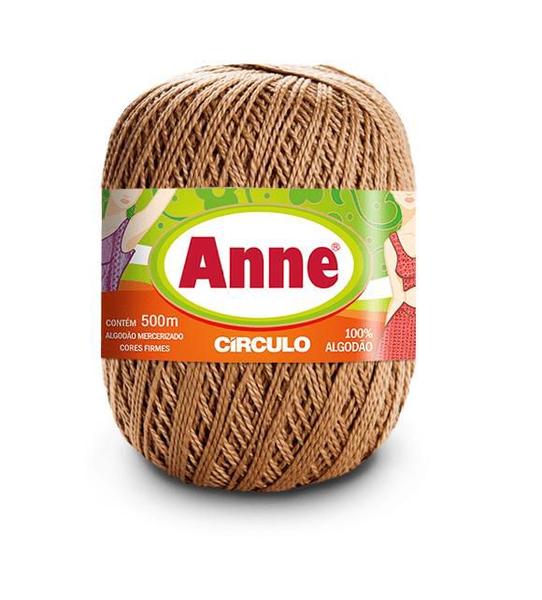 Imagem de Linha Anne Novelo Grande com 500 metros Circulo para Crochê, Tricô, Bordado, Barrado, Bico e Amigurumi