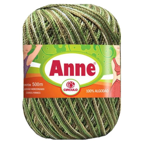 Imagem de Linha Anne Novelo Grande com 500 metros Circulo para Crochê, Tricô, Bordado, Barrado, Bico e Amigurumi