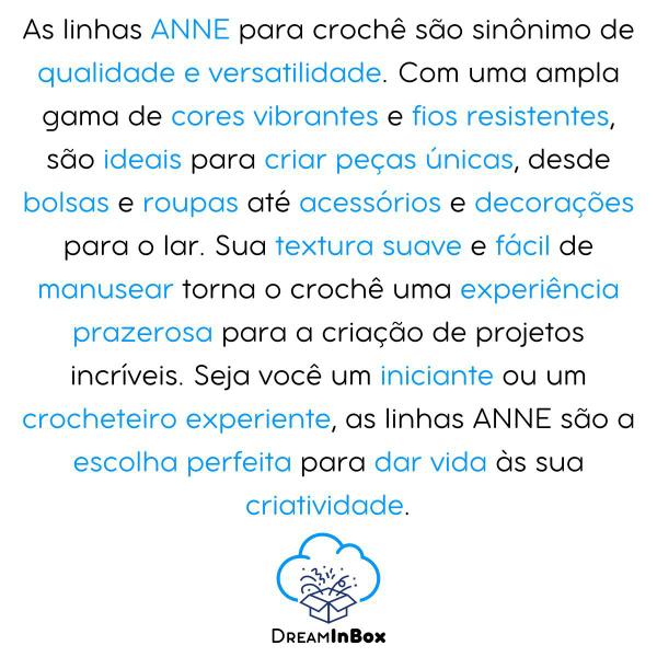 Imagem de Linha Artesanato De Costura Anne Crochê Tricot Maquina 500m