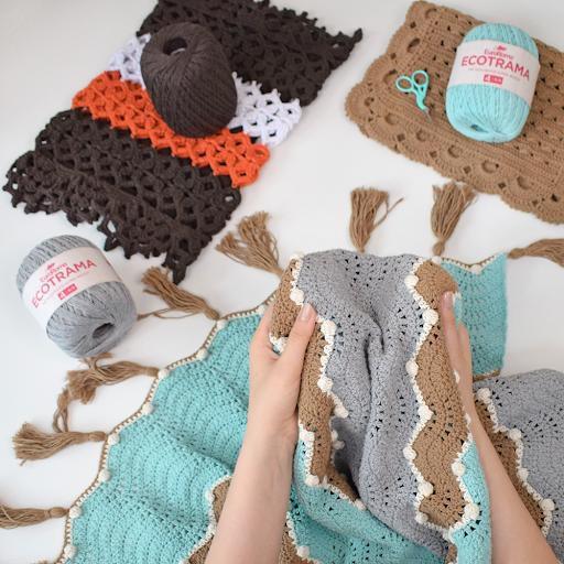 Linha Barbante Euroroma Ecotrama Fio 4 Novelo de 200 Gramas e 340 Metros para Crochê, Tricô e Amigurumi Imagem de Linha Barbante Euroroma Ecotrama Fio 4 Novelo de 200 Gramas e 340 Metros para Crochê, Tricô e Amigurumi