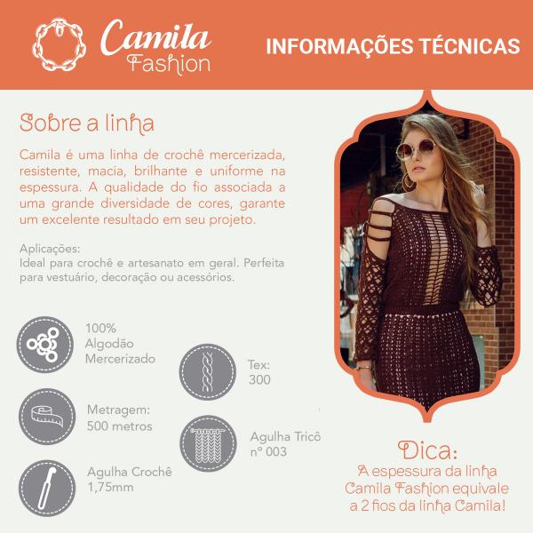 Imagem de Linha Camila Fashion Mesclada Coats - 100% Algodão 150g 500m