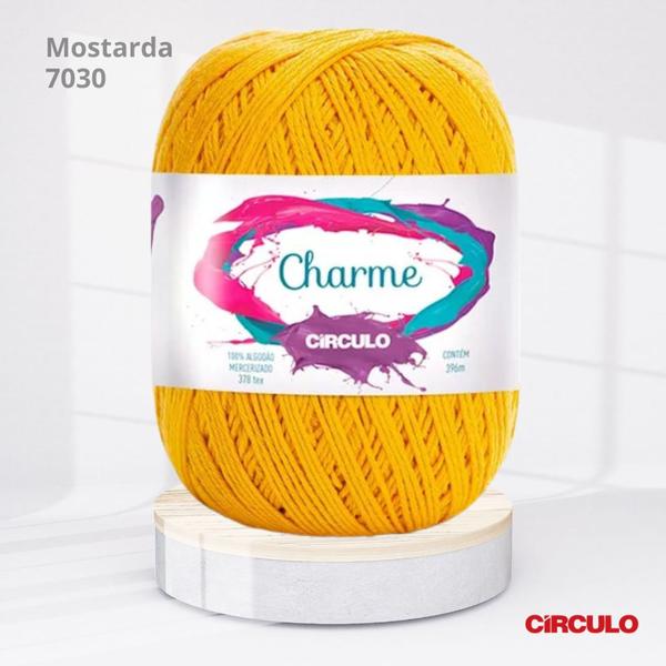 Imagem de Linha Charme Circulo 396mts Cor Mostarda 7030