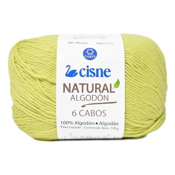 Linha Cisne Natural Algodón 6 Cabos 100g Imagem de Linha Cisne Natural Algodón 6 Cabos 100g