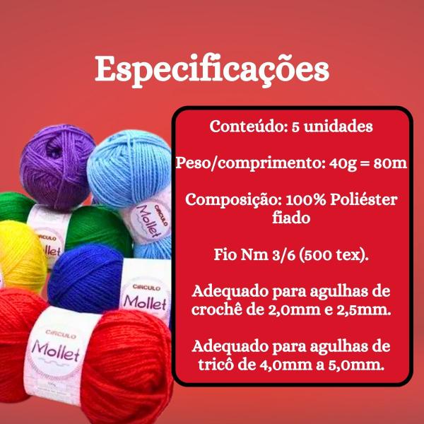Linha Colorida p/ Tricô Costura Artesanato, Serviços Premium - Ao rei do Armarinho Imagem de Linha Colorida p/ Tricô Costura Artesanato, Serviços Premium