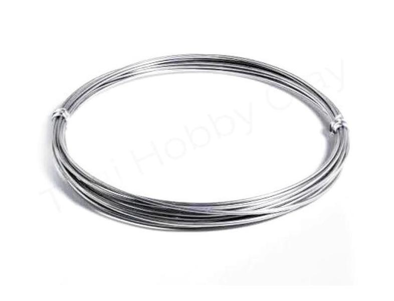 Imagem de Linha de Aço Inox polido brilhante mole 1,20 mm com 10 Mt