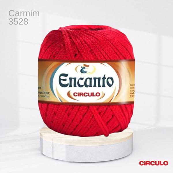 Imagem de Linha Encanto Circulo 128mts Carmim 3528