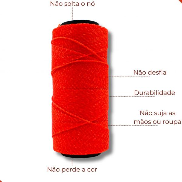 Imagem de Linha encerada settanyl em poliester com 100g