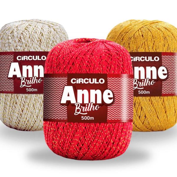 Imagem de Linha Fio Anne Brilho Circulo - 500m/150g