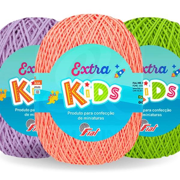 Imagem de Linha Fio Barbante Amigurumi Extra Kids Fial - 250m/130g