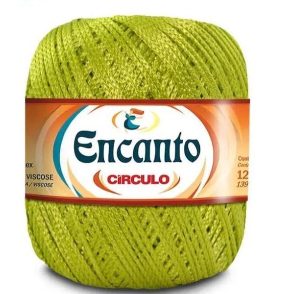 Imagem de Linha Fio Encanto Para Crochê Circulo 100g 128m - 23 cores