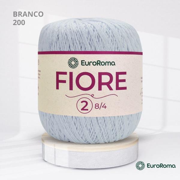 Imagem de Linha Fiore 150g EuroRoma 8/4 Cor Branco 200