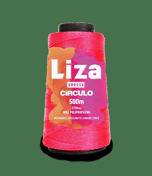 Imagem de Linha Liza Grossa Circulo de 500 Metros de 100% Polipropileno para Trança de Cabelo e Crochê