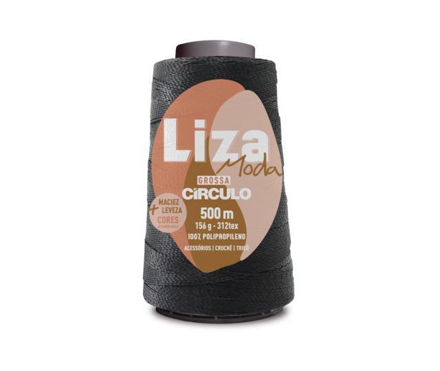 Imagem de Linha Liza Moda Grossa Fio n 2 Cone com 500 Metros e 100% Polipropileno Circulo