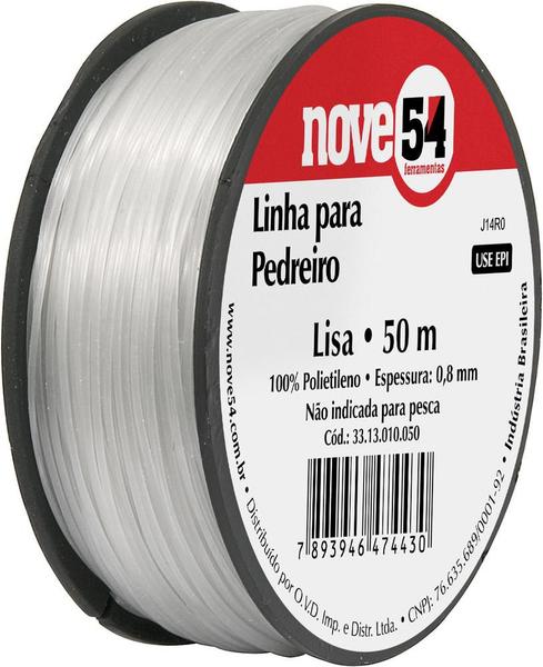 Imagem de Linha para pedreiro lisa 0,8mmx100m - Nove54