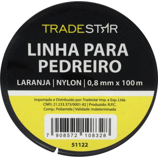 Imagem de Linha Para Pedreiro Nylon Lisa 0,8Mmx100M Lj C/2 Tradestar