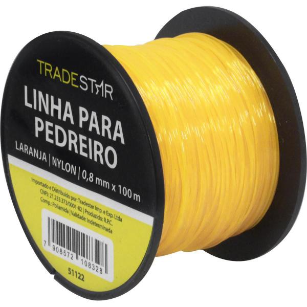 Imagem de Linha Para Pedreiro Nylon Lisa 0,8Mmx100M Lj C/2 Tradestar