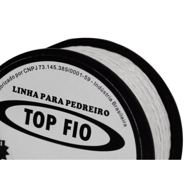 Imagem de Linha Para Pedreiro Trancada Top Fio 100M . / Kit C/ 12 Peças