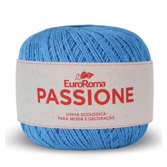 Imagem de Linha Passione Nº3 Euroroma Crochê / Trico / Amigurumi Azul