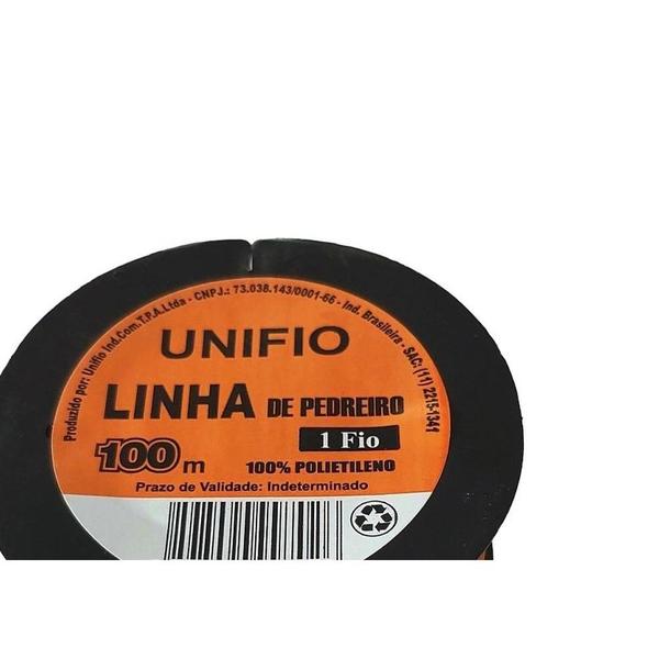 Imagem de Linha Pedreiro 1 Fio 100M Laranja  - Kit C/12