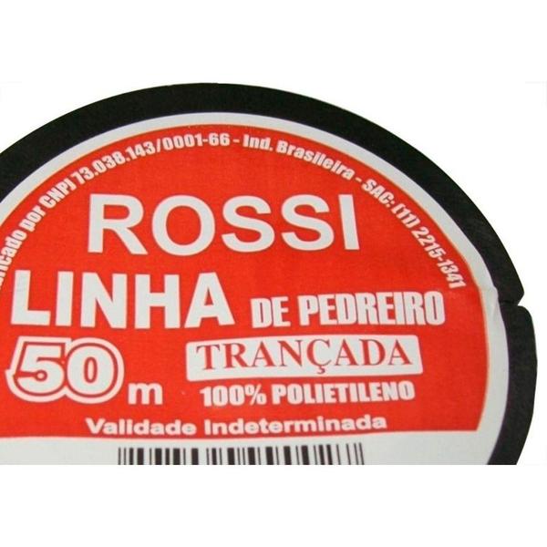 Imagem de Linha Pedreiro Trancada Rossi 50M - Kit C/12