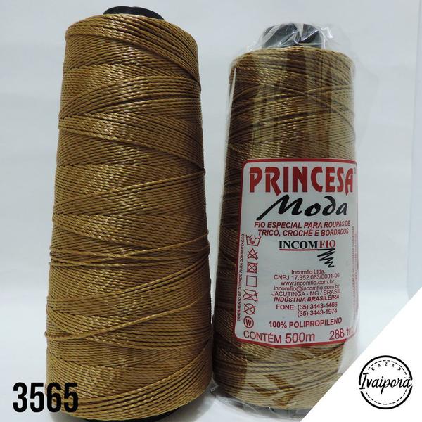 Linha Princesa Moda 500m Ouro Velho/crochê / Tranças Para Cabelo - Incomfio Imagem de Linha Princesa Moda 500m Ouro Velho/crochê / Tranças Para Cabelo