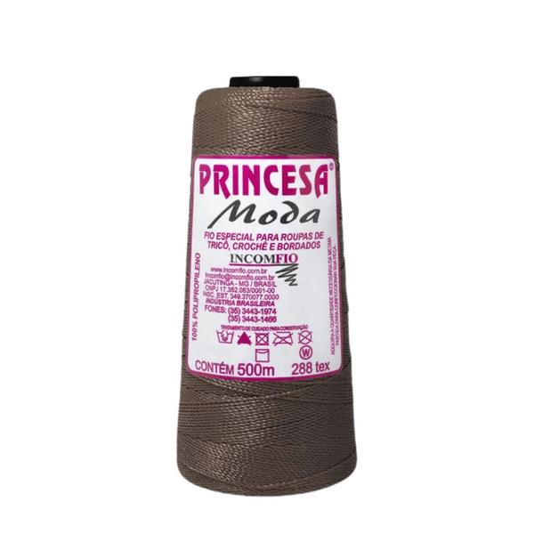 Imagem de Linha princesa moda cor 3512 marrom 500 mts unidade