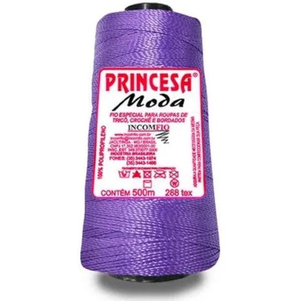 Imagem de Linha princesa moda cor 3531 violeta 500 mts unidade