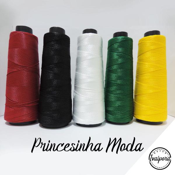 Imagem de Linha Princesinha Moda 500M /Crochê /Roupas e Acessórios de  Crochê/ Tranças Para Cabelo - Incomfio