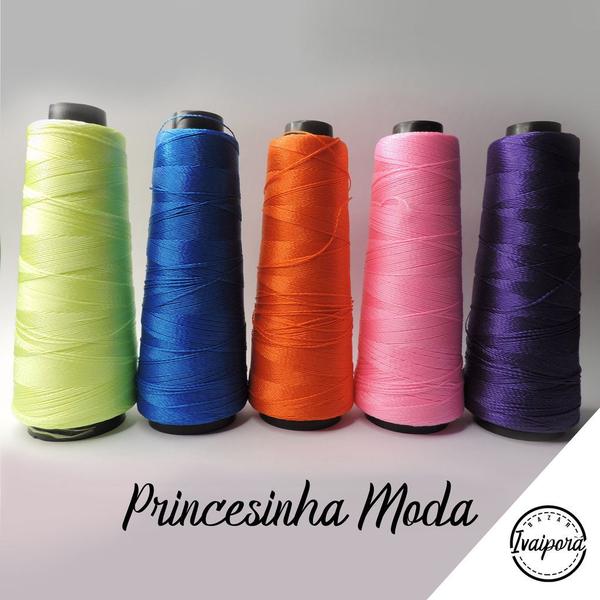 Imagem de Linha Princesinha Moda 500M /Crochê /Roupas e Acessórios de  Crochê/ Tranças Para Cabelo - Incomfio