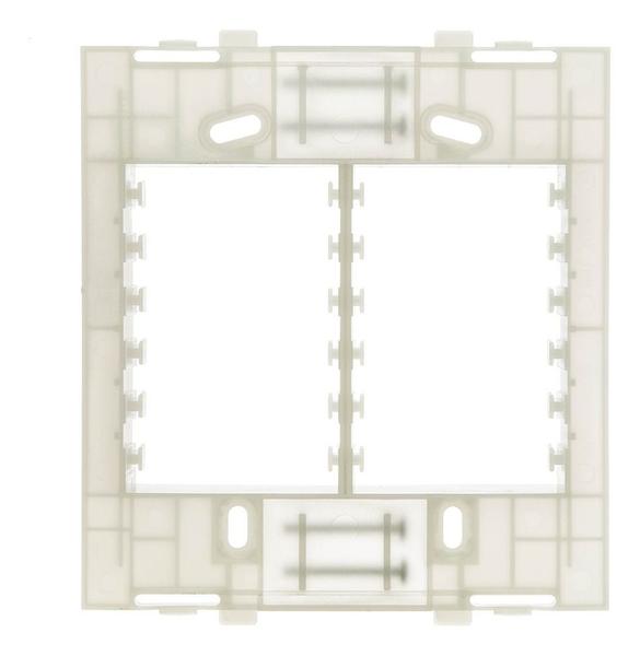 Linha Sleek Conj Placa Cega 4x4 C/ Suporte - Margirius Imagem de Linha Sleek Conj Placa Cega 4x4 C/ Suporte