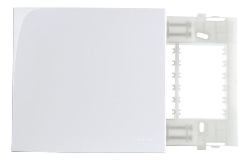 Linha Sleek Conj Placa Cega 4x4 C/ Suporte - Margirius Imagem de Linha Sleek Conj Placa Cega 4x4 C/ Suporte
