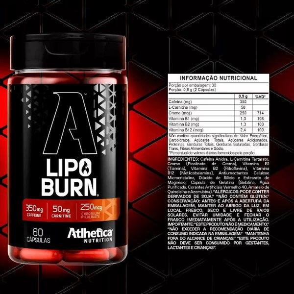 Imagem de Lipo Burn 60 Cápsulas - Atlhetica Nutrition