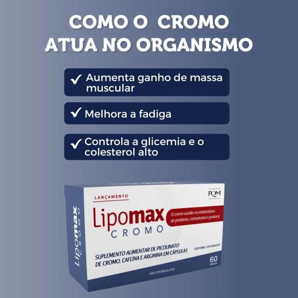 Imagem de Lipomax cromo c60capsulas