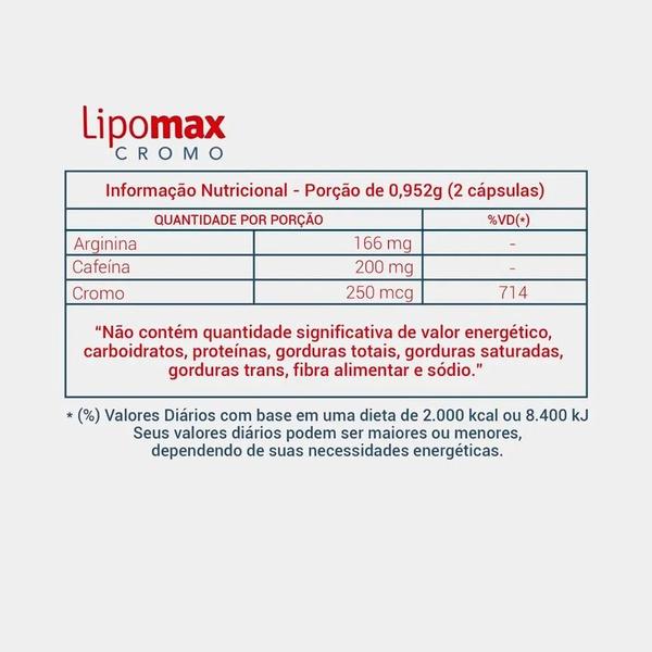 Imagem de Lipomax cromo c60capsulas