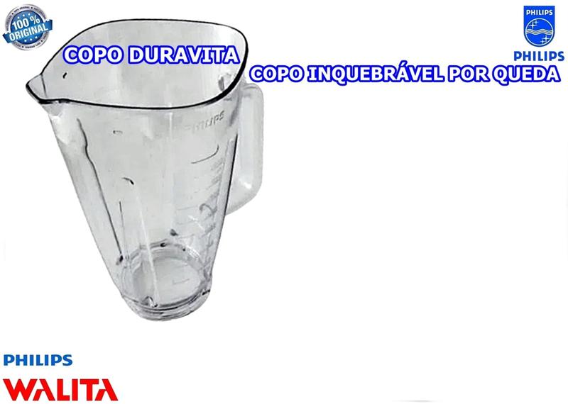 Imagem de liquidificador 220v 1200W 12 velocidades Copo Duravita inquebrável por queda com 2 Anos De Garantia