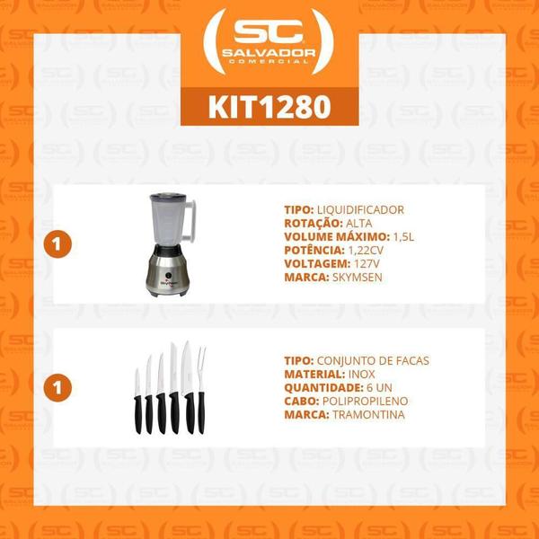 Imagem de Liquidificador Alta 127V 1,5L Lt1,5 Skymsen + 6 Facas