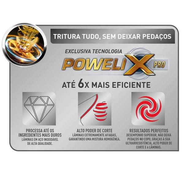 Imagem de Liquidificador Arno 3,1 Litros Powermax Com 6 Lâminas 1400W Marfim LN64 - 220V 