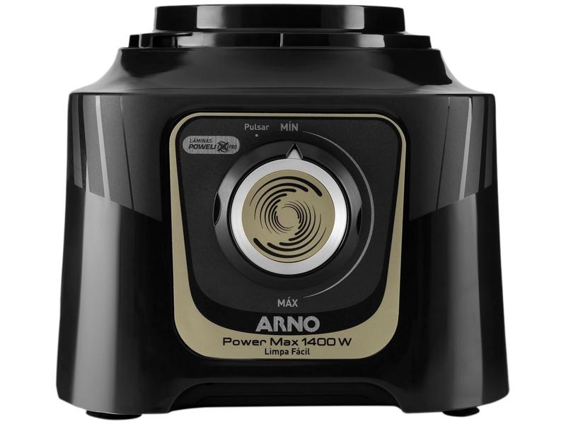 Imagem de Liquidificador Arno Power Max Autolock LN82 15 Velocidades 1400W Preto e Cinza