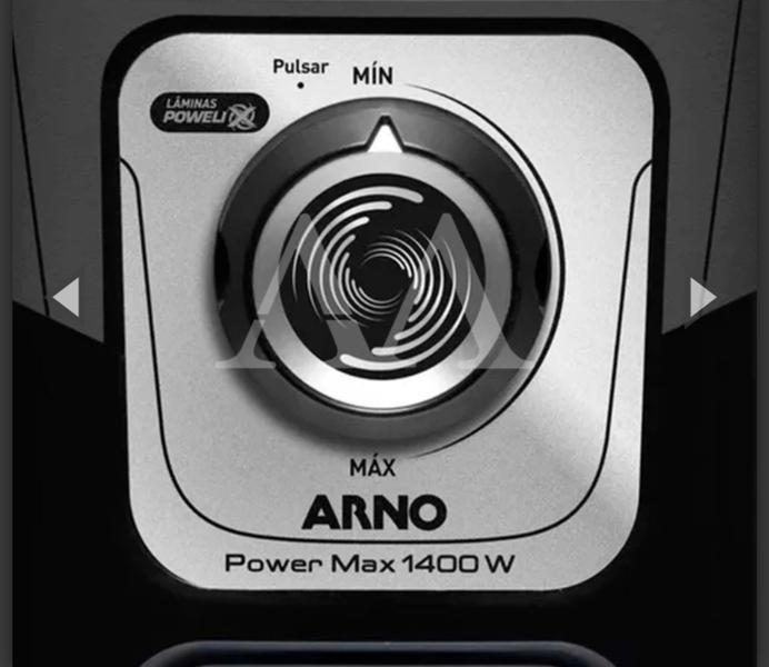 Imagem de Liquidificador arno power max comfort ln65 1400w 15 vel 127v preto