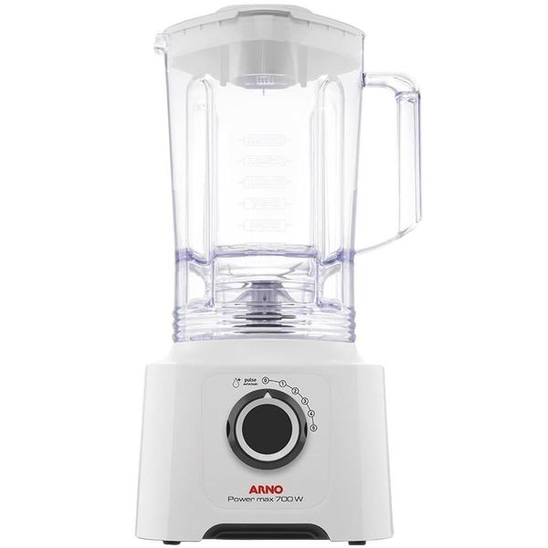 Imagem de Liquidificador Arno Power Max LN51, 5 Vel + Pulsar, Copo Cristal, Branco - 110V